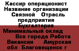 Кассир-операционист › Название организации ­ Связной › Отрасль предприятия ­ Бухгалтерия › Минимальный оклад ­ 35 000 - Все города Работа » Вакансии   . Амурская обл.,Благовещенск г.